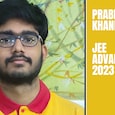 Meet JEE Advanced 2023 AIR 6 Prabhav Khandelwal. Meet JEE Advanced 2023 AIR 6 Prabhav Khandelwal.