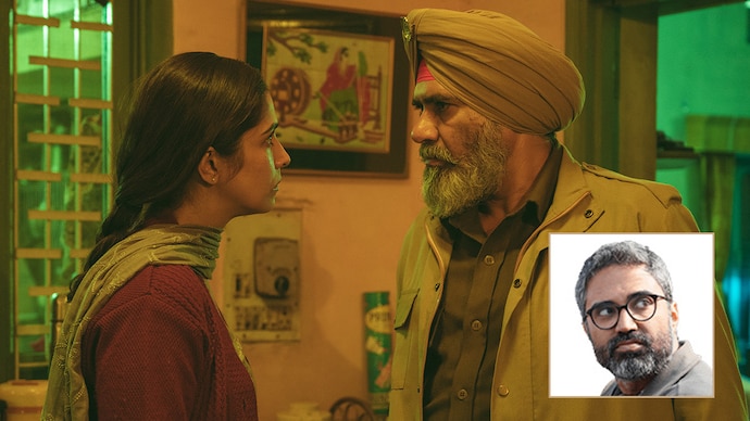 A still from Kohrra; (inset) Sudip Sharma
