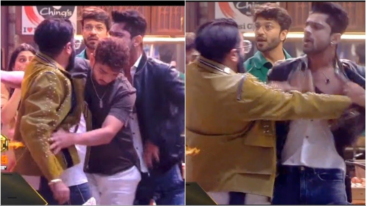 Abhishek Kumar and Sunny Arya got into a physical fight.