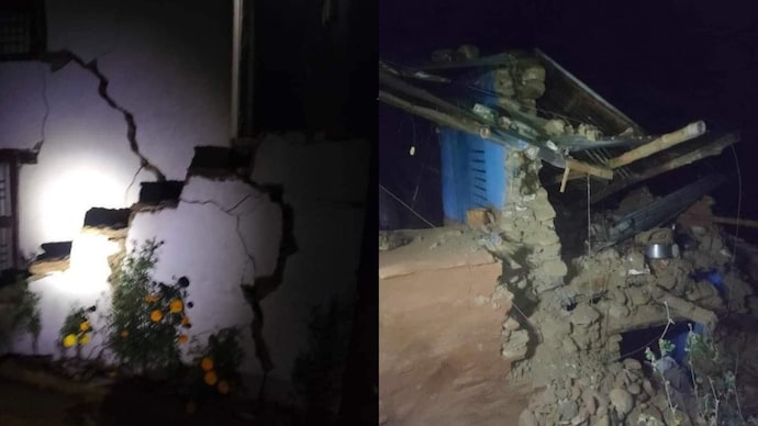 Nepal earthquake houses damaged