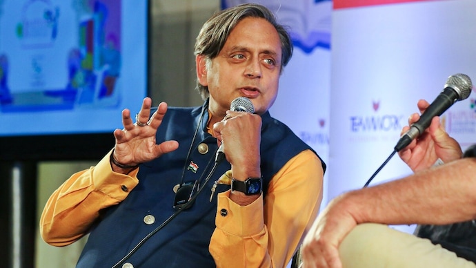 Shashi Tharoor hailed the role of the Nehru-Gandhi family within the Congress