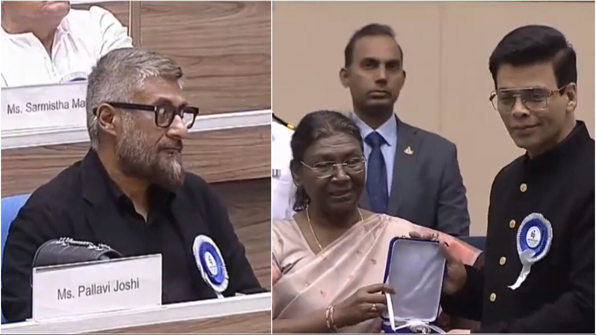 Did Vivek Agnihotri roll his eyes at Karan Johar as he received National Awards? - Vimarsana News