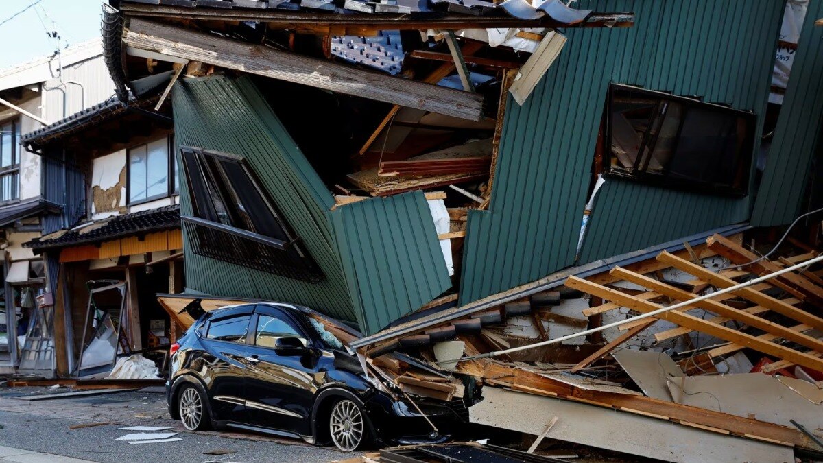 Japan earthquake toll rises to 62, officials warn of landslides, heavy rain