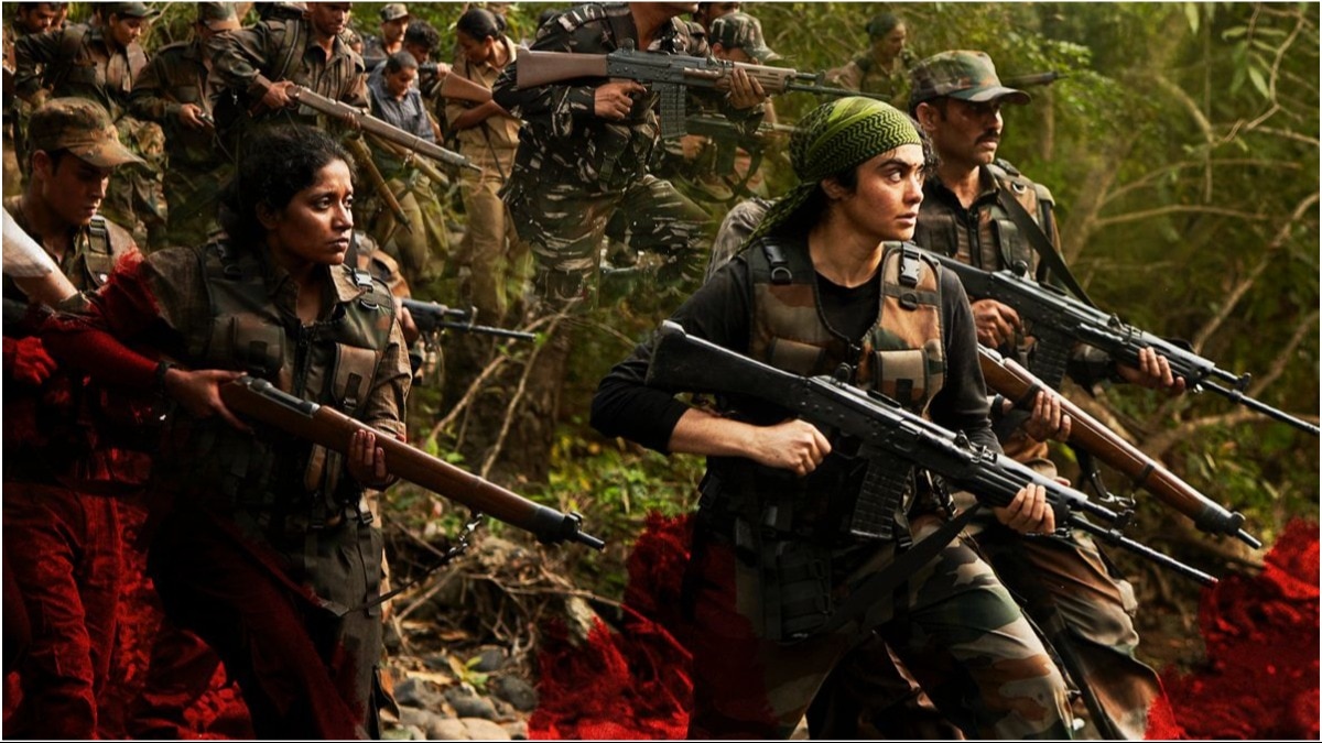 Adah Sharma in 'Bastar's poster.