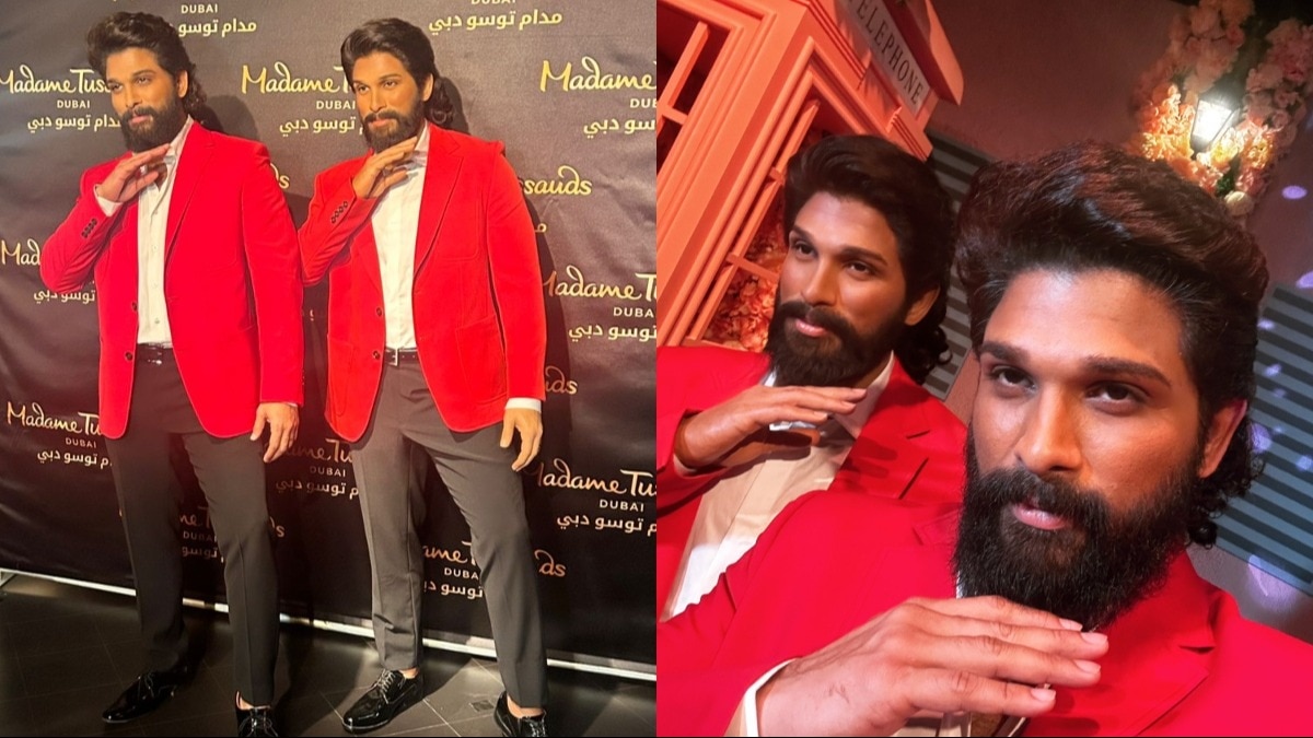 Viral pics: Allu Arjun and his Madame Tussauds statue