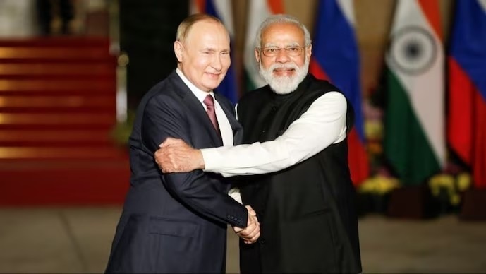 Modi Putin Russian President