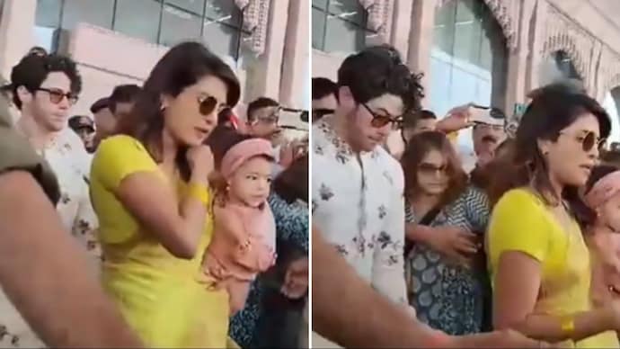 बेटी मालती और पति निक संग प्रियंका चोपड़ा ने किए राम लला के दर्शन, फोटो…
'Desi Girl' Priyanka Chopra reached Ayodhya, the birthplace of Lord Ram.