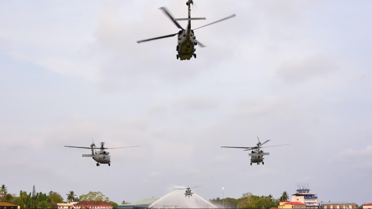 The INAS 334 'Seahawks' naval air squadron was commissioned on Wednesday. (Photo: India Today)