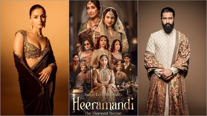 Alia Bhatt and Vicky Kaushal praise 'Heeramandi' trailer.