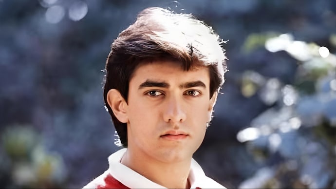 Aamir Khan in a still from Qayamat Se Qayamat Tak.