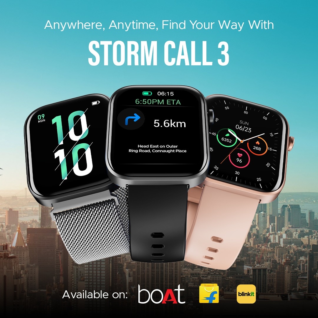 storm call flipkart boat storm watch Boat Storm Call Boat Smartwatch Price Flipkart BoAt Launches New Smartwatch  With MapMyIndia Navigation System