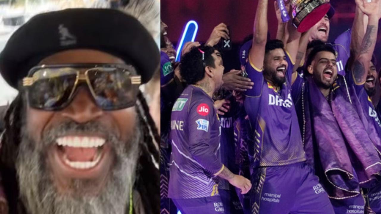 Once a Knight Rider, Chris Gayle congratulates KKR after IPL 2024 win