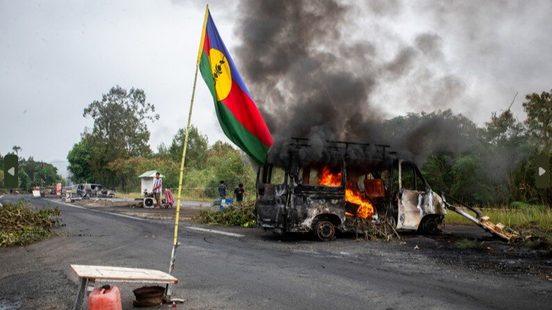 French police arrive in protest-hit New Caledonia amid road blockade