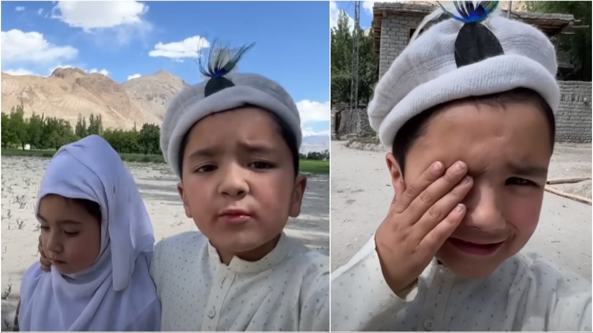 Pakistan's youngest YouTuber Shiraz shared his “last vlog” (Photos: Shirazi Village Vlogs/YouTube)