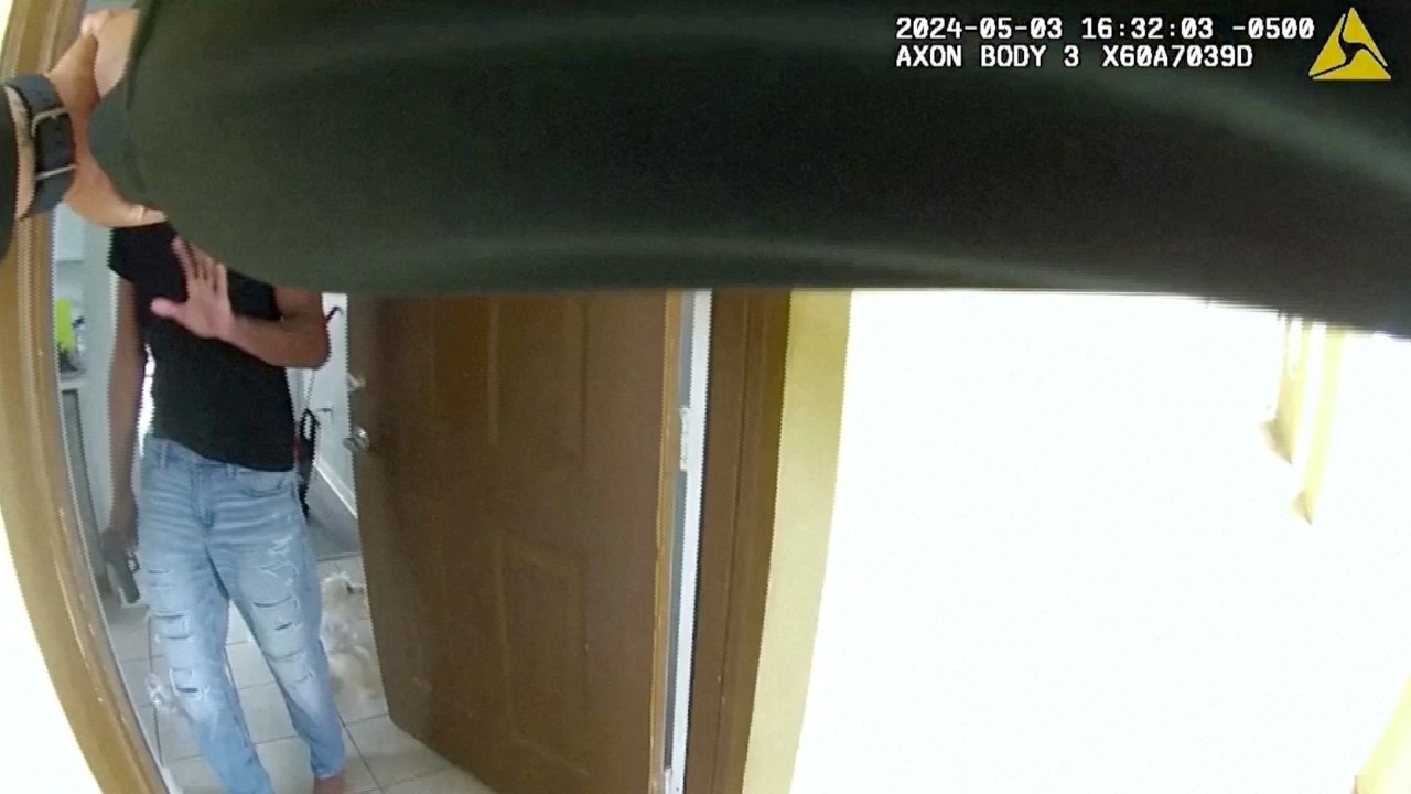 Bodycam footage shows Florida cop shooting black man in his home