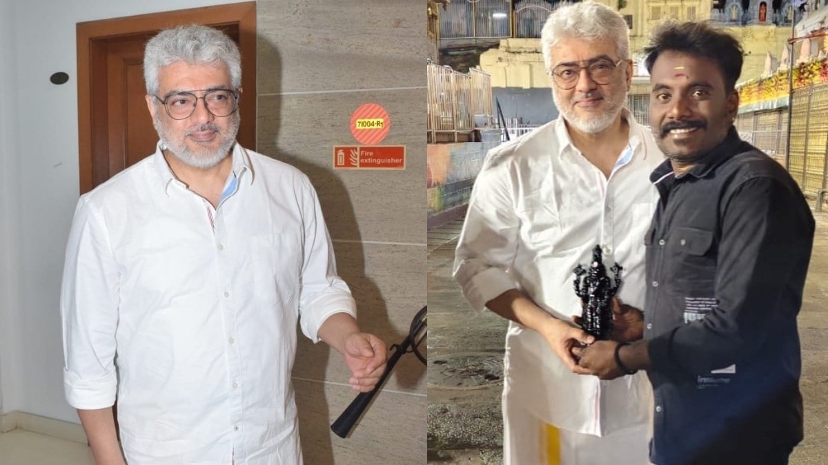 Pics: Ajith Kumar offers prayers at Tirupati temple