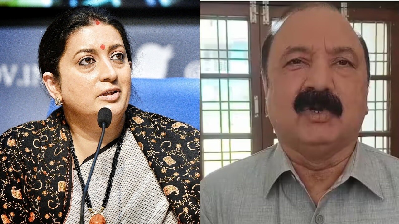 Amethi: BJP candidate Smriti Irani trails Congress Kishori Lal Sharma in leads - India Today
