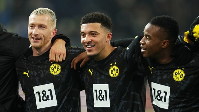 Jadon Sancho has retured to first team training for United (Photo by Alex Grimm/Getty Images)
