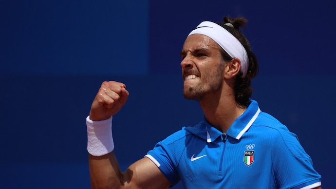 Lorenzo Musetti in action at Paris Olympics. (Reuters Photo)