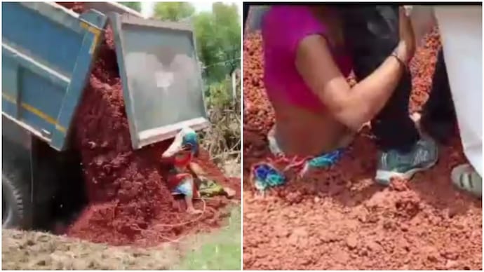 Madhya Pradesh: 2 women partially buried in Rewa during land protest, 1  accused arrested - India Today