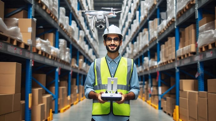 IKEA incorporates AI drones to work alongside its employees in warehouses IKEA incorporates AI drones to work alongside its employees in warehouses