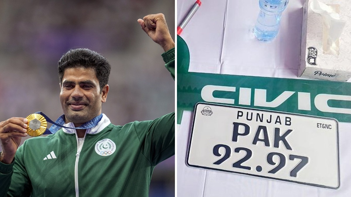 'PAK 92.97': Arshad Nadeem gifted new car with special registration plate