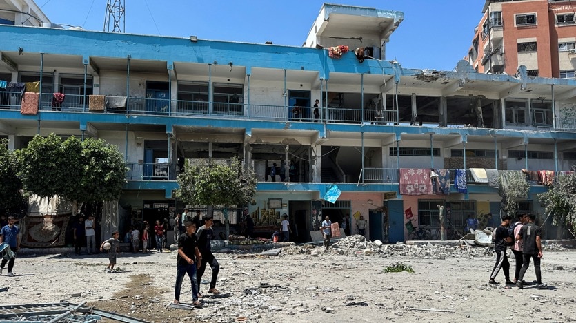 Over 100 dead in Israeli strike at Gaza school housing displaced people