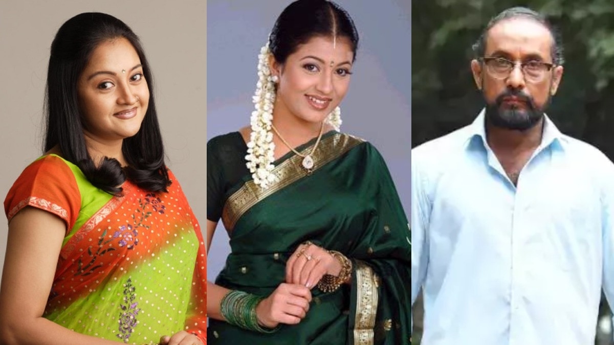 Photos of Geetha Vijayan, Sridevika and Thulasidas.