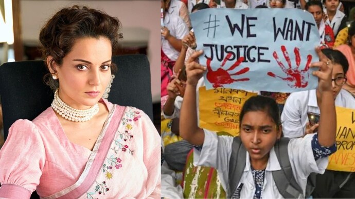 Kangana on Kolkata doctor rape case. (Photo: Instagram/Kangana Ranaut, PTI) Kangana Ranaut 'hopes' for CBI probe into Kolkata doctor rape-murder case