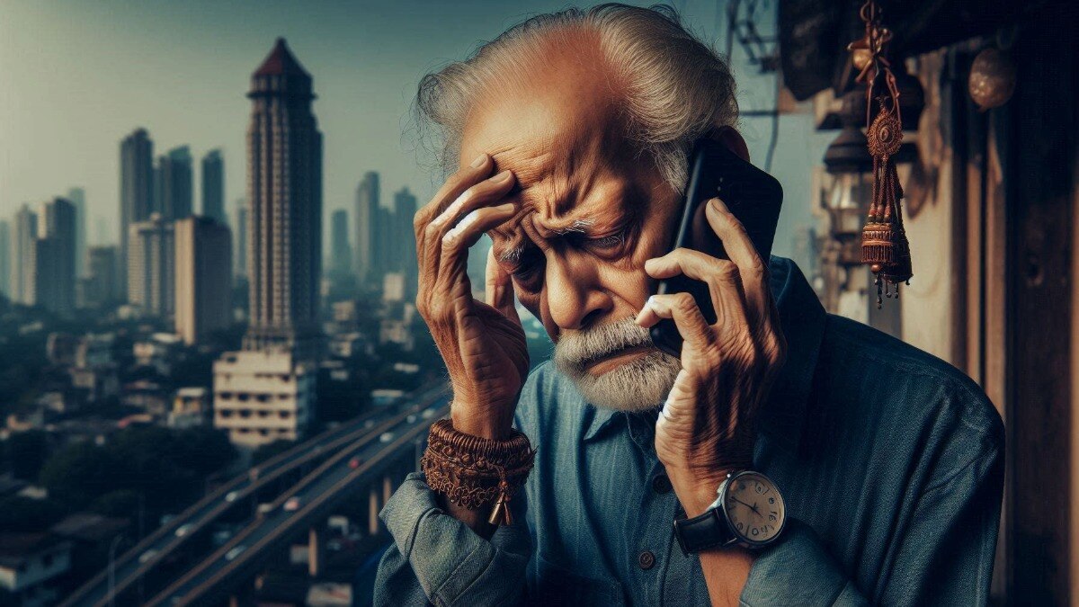 A man in Mumbai was duped of Rs 1.8 crore after he received a call that a parcel contained 4 kg of clothes. A man in Mumbai was duped of Rs 1.8 crore after he received a call that a parcel contained 4 kg of clothes.