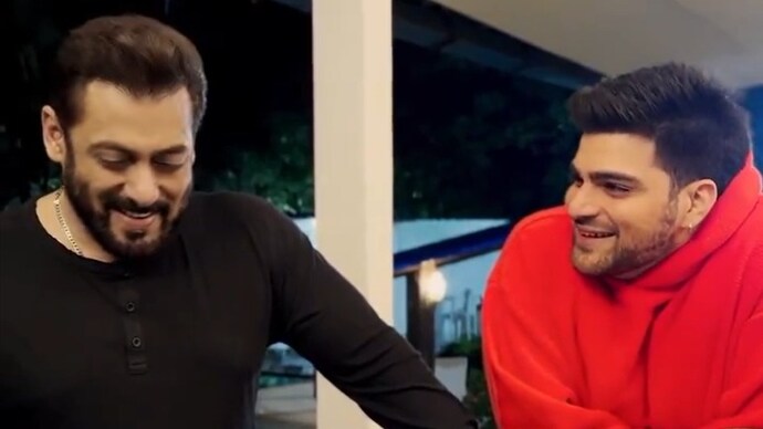 Salman Khan shares teaser of song 'You Are Mine' with nephew Agni. Salman Khan's film 'You Are Mine' song teaser released, nephew Agni revealed