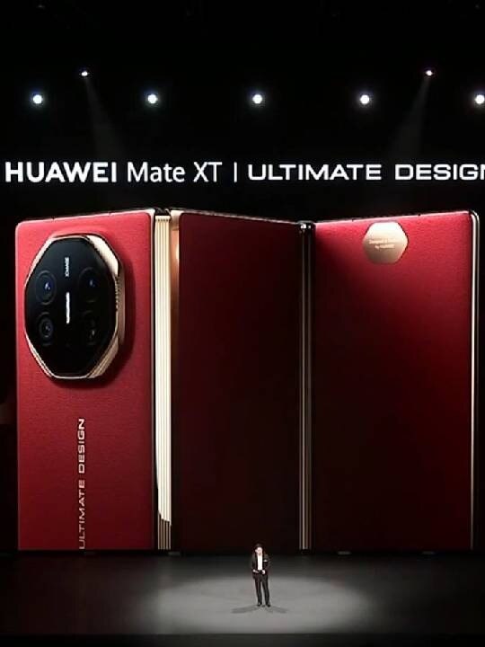 First triple-fold smartphone in the world: Huawei unveils Mate XT