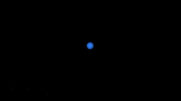 Neptune as seen from China. (Photo: Han Ling) Neptune
