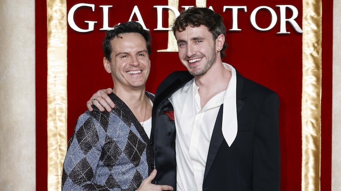 Andrew Scott attends the premiere of Paul Mescal's Gladiator 2. (Photo: AFP) Andrew Scott attends the premiere of Paul Mescal's Gladiator 2. (Photo: AFP)