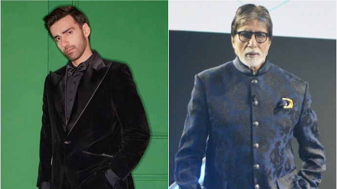 Avinash Mishra and Amitabh Bachchan collaborated for the 2014 TV miniseries, Yudh. (Photo: (L) Instagram, (R) India Today Archives) Avinash Mishra and Amitabh Bachchan