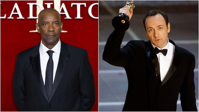 Denzel Washington talks about the time he lost an Oscar to Kevin Spacey. (Photos: AP, Reuters) Denzel Washington talks about the time he lost an Oscar to Kevin Spacey. (Photos: AP, Reuters)