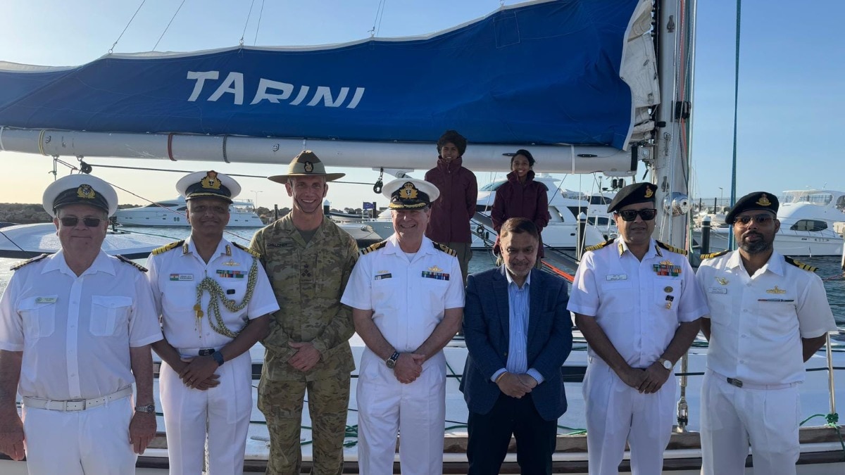 Navy's INSV Tarini reaches Australia's Fremantle after 39-day voyage