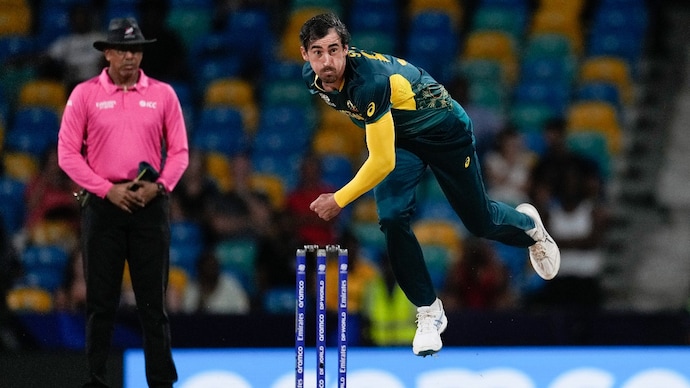 Rs 24.75 Crore to Rs 11.75 Crore: Mitchell Starc's price value drops in IPL 2025. Courtesy: PTI Mitchell Starc