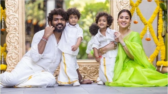 Nayanthara-Vignesh enjoy Sunday visit to Delhi's Qutub Minar with sons - India Today