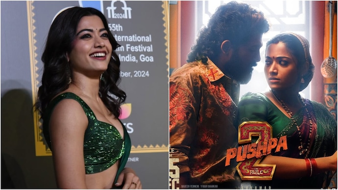 Rashmika Mandanna talked about Pushpa 2 at IFFI. (Photo: Instagram/PIB India, Rashmika Mandanna) Rashmika Mandanna recently talked about her Pushpa 2 at IFFI. (Photo: Instagram/PIB India, Rashmika Mandanna)