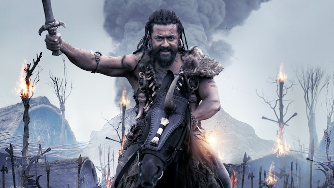 Surya's Kanguva has been released today on 14th November.  A poster of Kanguva.