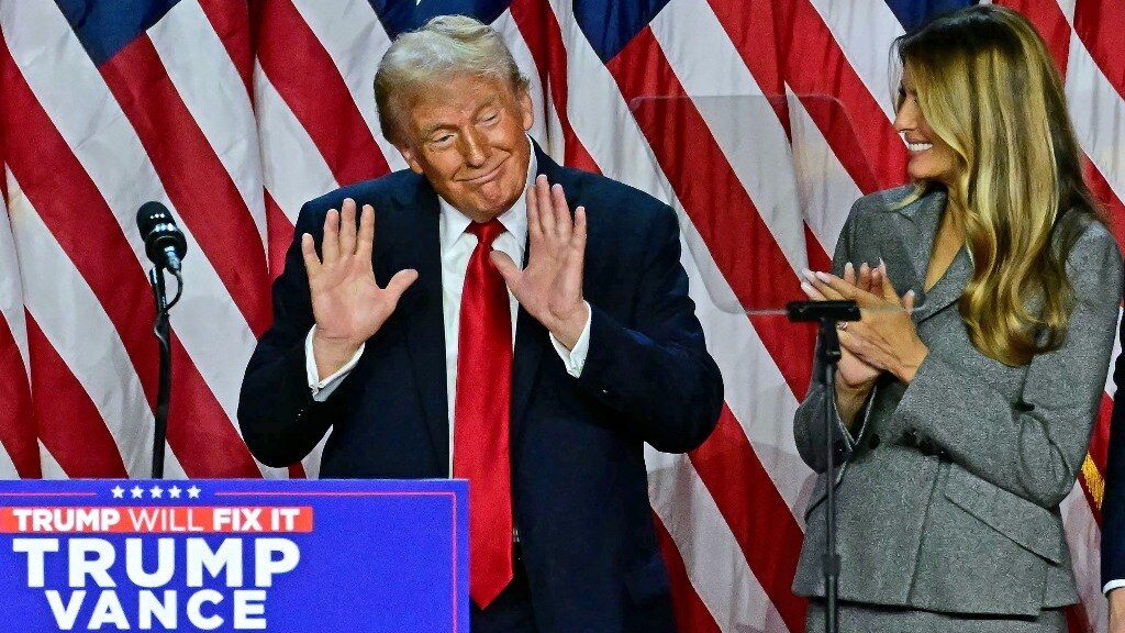 US election results Israelis in Jerusalem republican Donald