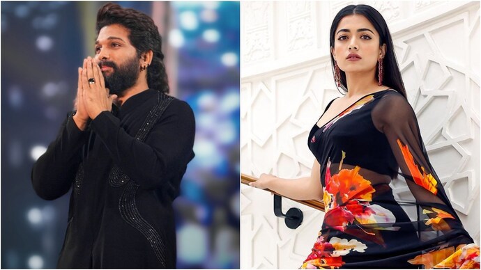 Rashmika Mandanna reacted on Allu Arjun's arrest. Allu Arjun and Rashmika Mandanna's Pushpa 2 premiere event in Hyderabad turns into a stampede.