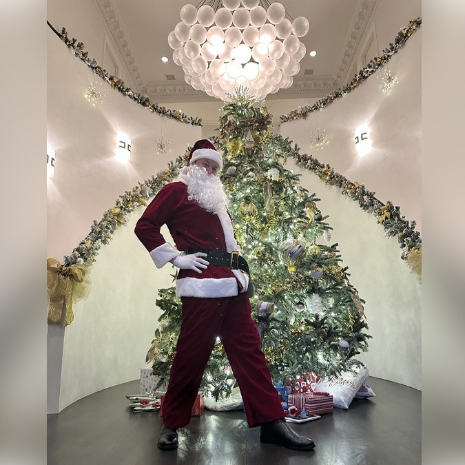 Elon Musk shares Christmas post featuring him as Ozempic Santa - India Today Elon Musk shares Christmas post featuring him as Ozempic Santa - India Today