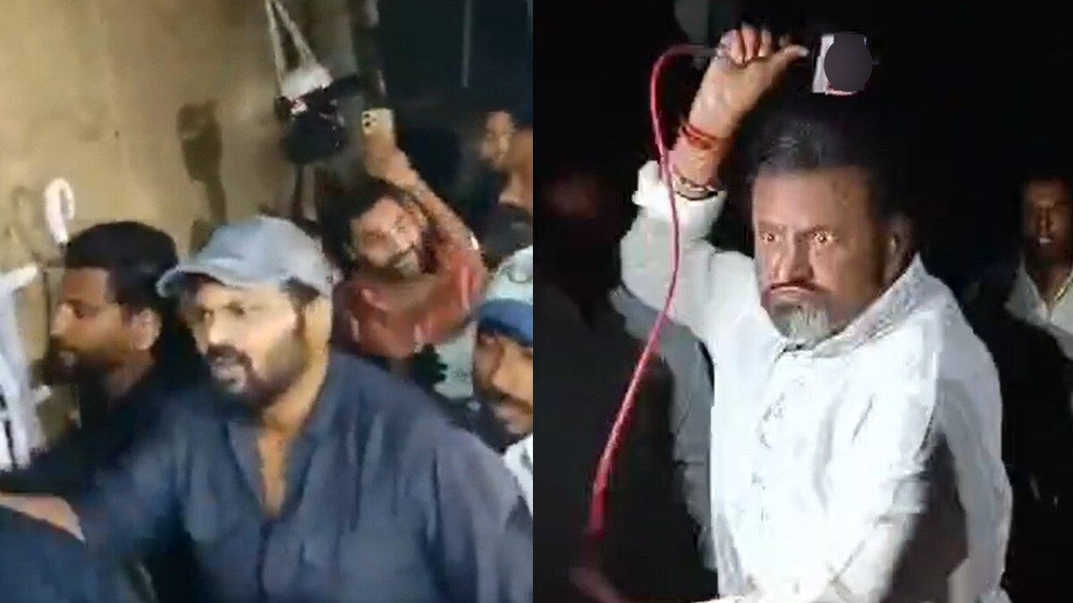 Manoj Manchu stopped at gate, father Mohan Babu attacks journalist over family dispute - India Today