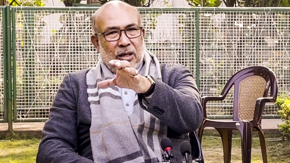 Biren Singh's 'past sins' barb after Congress asks 'why PM can't visit Manipur'