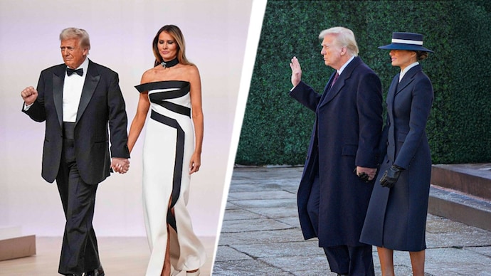 Trump Inauguration Fashion - Melania Trump makes stylish return as FLOTUS.  A look at her inauguration fashion - India Today