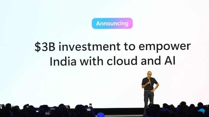 Microsoft CEO Satya Nadella announces  billion investment in India for AI, cloud infrastructure and skilling Microsoft CEO Satya Nadella announces  billion investment in India for AI, cloud infrastructure and skilling