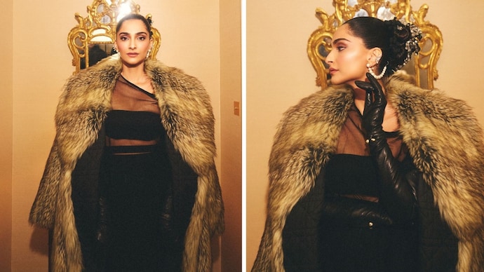 Black, Bold and Regal: Sonam Kapoor’s dramatic dior moment at Paris Fashion Week Black, Bold and Regal: Sonam Kapoor’s dramatic dior moment at Paris Fashion Week