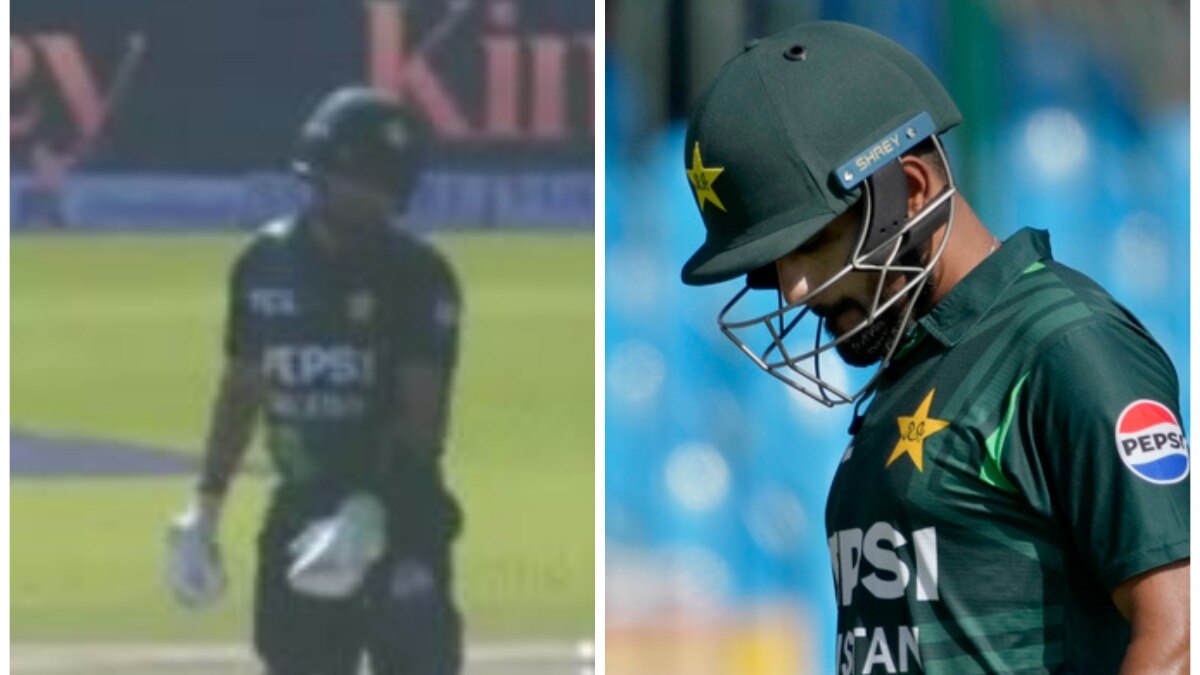 Watch: Babar Azam's heartbroken reaction in final goes viral